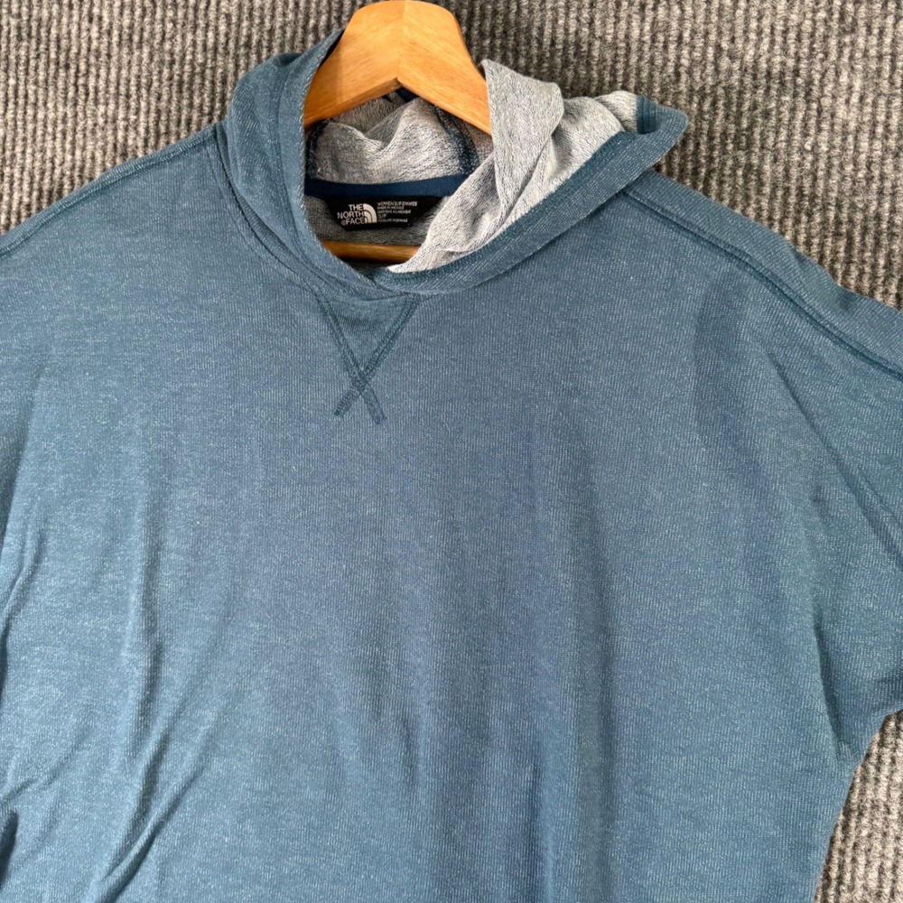 The North Face Hoodie Womens S Blue Pullover Long Sleeve Athleisure Gorpcore
